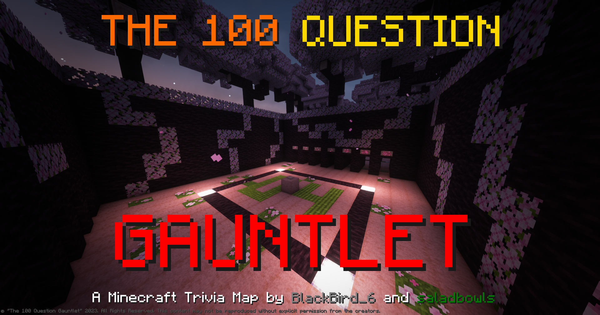 Unduh The 100 Question Gauntlet 1.0.3 untuk Minecraft 1.20.1
