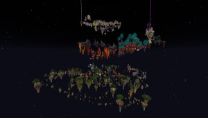Unduh Floating Islands Parkour 1.0 untuk Minecraft 1.19.4