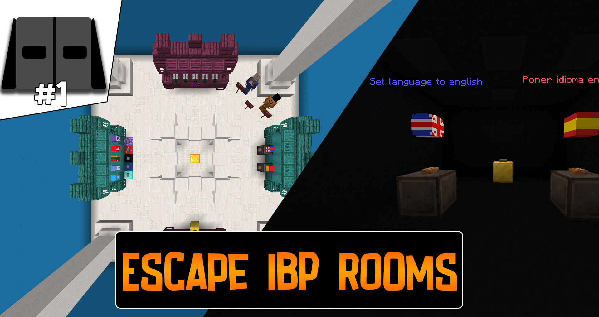 Unduh Escape IBP rooms 1.1 untuk Minecraft 1.19.4
