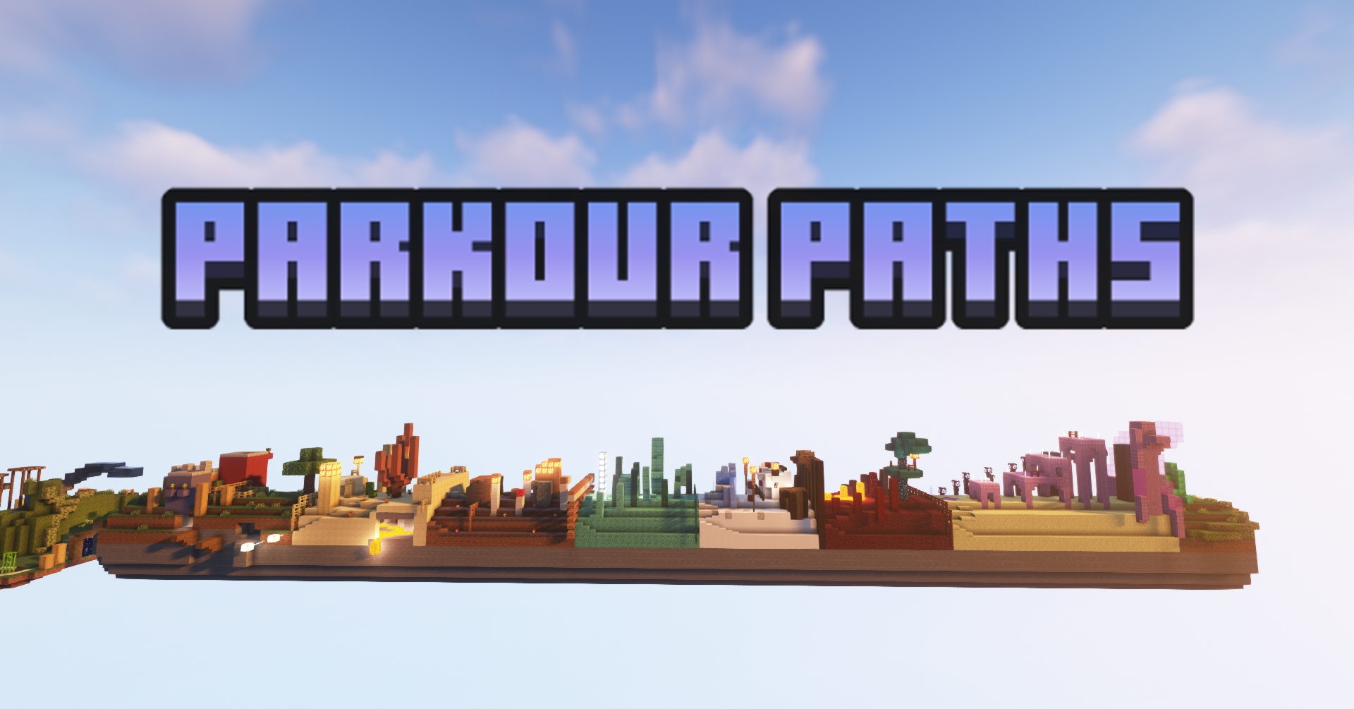 Unduh Parkour Paths 1.0 untuk Minecraft 1.19.3