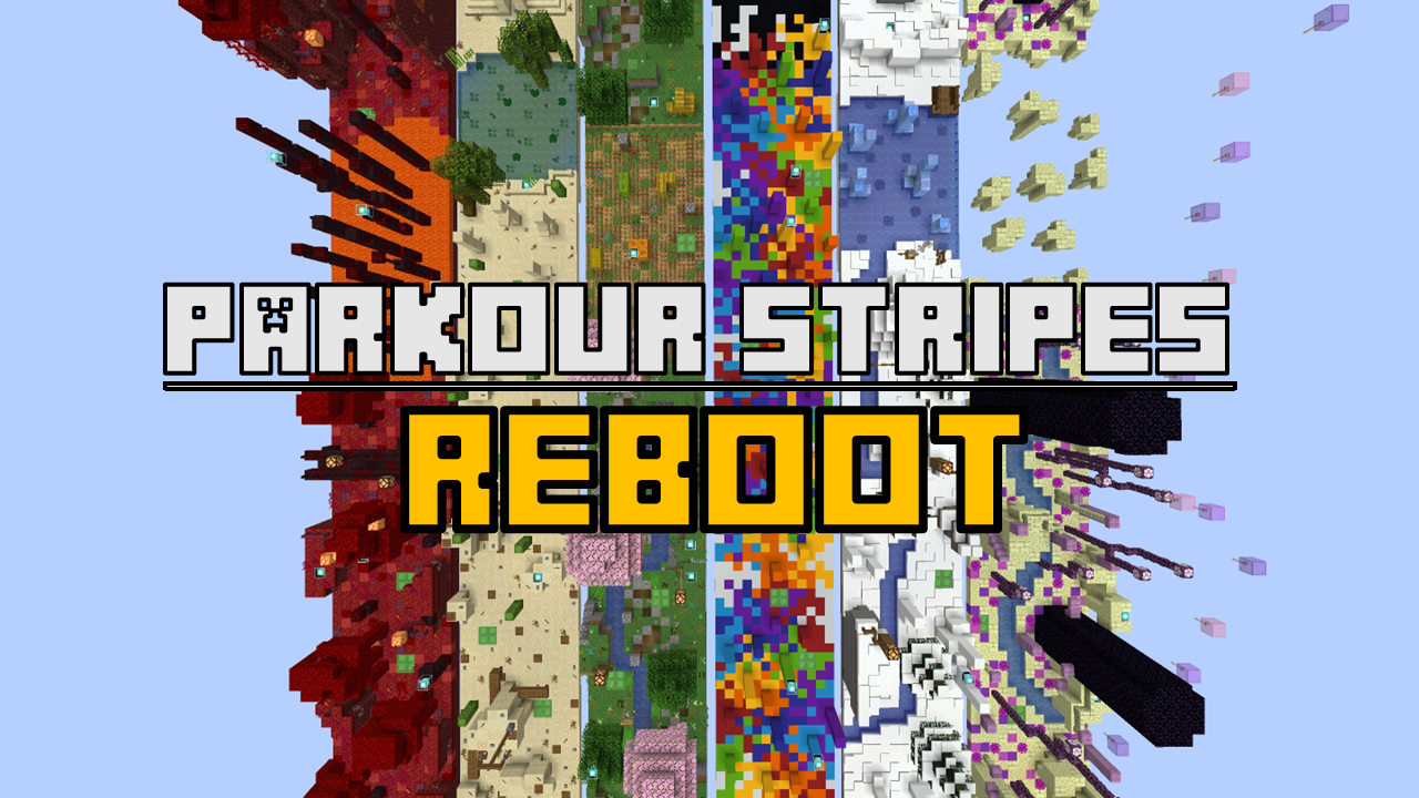 Unduh Parkour Stripes: REBOOT 1.0 untuk Minecraft 1.20.4