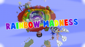 Unduh Psychodelic Rainbow Madness untuk Minecraft 1.12