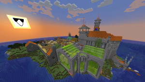 Unduh Amazing Castle -Town & Sewer untuk Minecraft 1.21.4