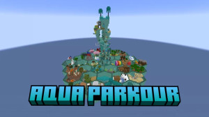 Unduh Aqua Parkour untuk Minecraft 1.21.3