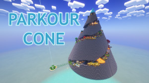 Unduh Parkour Cone untuk Minecraft 1.21.7
