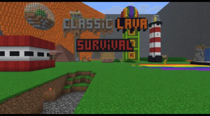 Unduh Classic Lava Survival untuk Minecraft 1.21.11