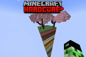Unduh Hardcore: 1 Chunk – 100 Floors – Custom Economy untuk Minecraft 1.20
