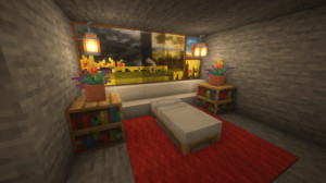 Unduh UnderGround Survival Base untuk Minecraft 1.21.4